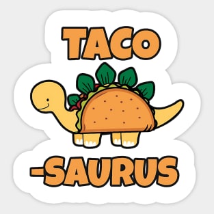Taco Saurus Sticker
